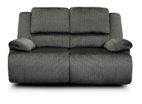 Charcoal Gray Reclining Love Seat - Clonmel-3