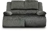 Clonmel Gray Reclining Love Seat