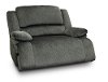 Charcoal Gray Wide Seat Recliner - Clonmel