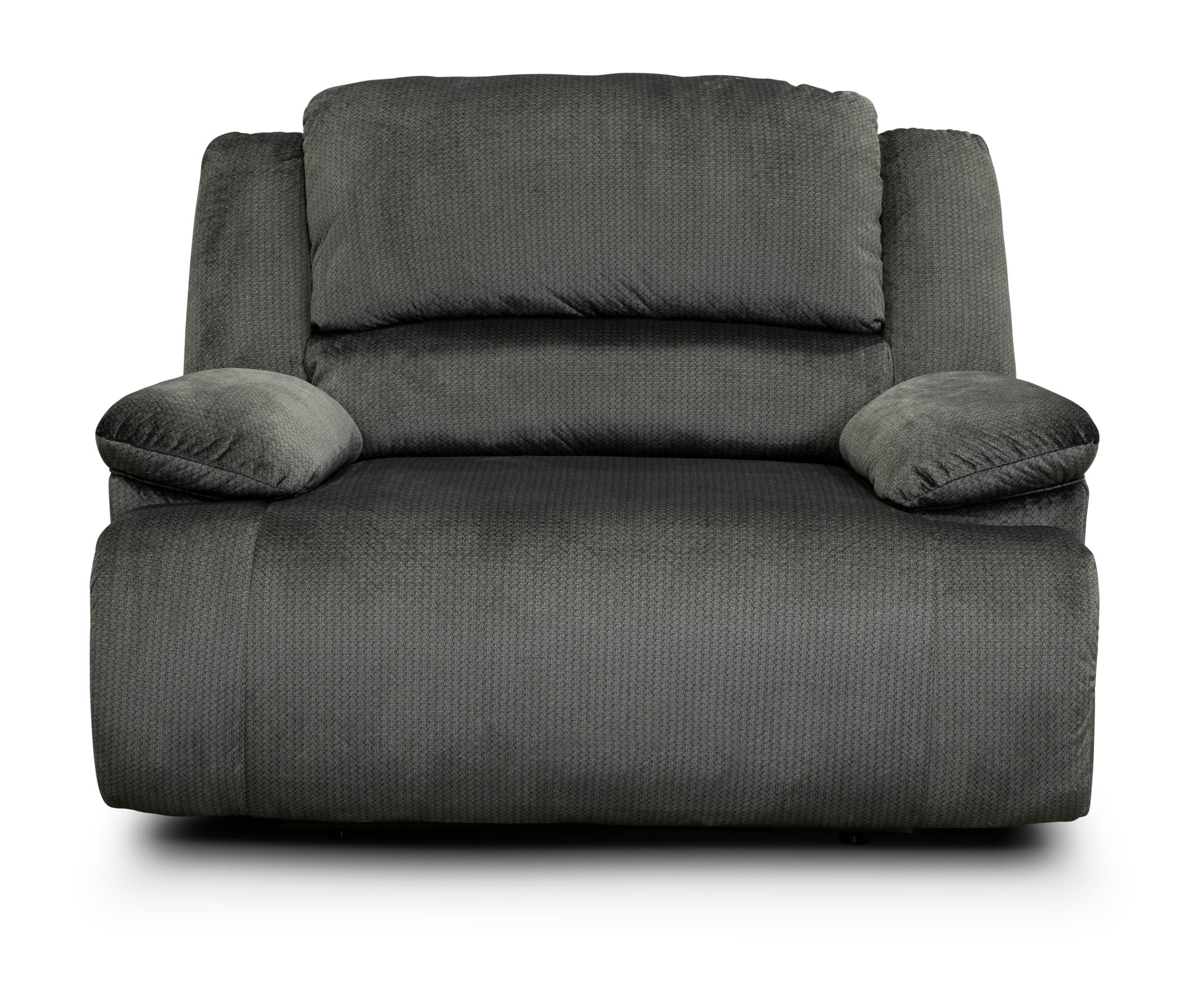 Charcoal Gray Wide Seat Recliner - Clonmel-4