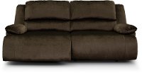 Chocolate Brown 2 Seat Reclining Sofa - Clonmel