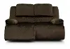 Clearance Clonmel Brown Reclining Love Seat