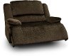 Chocolate Brown Wide Seat Recliner - Clonmel