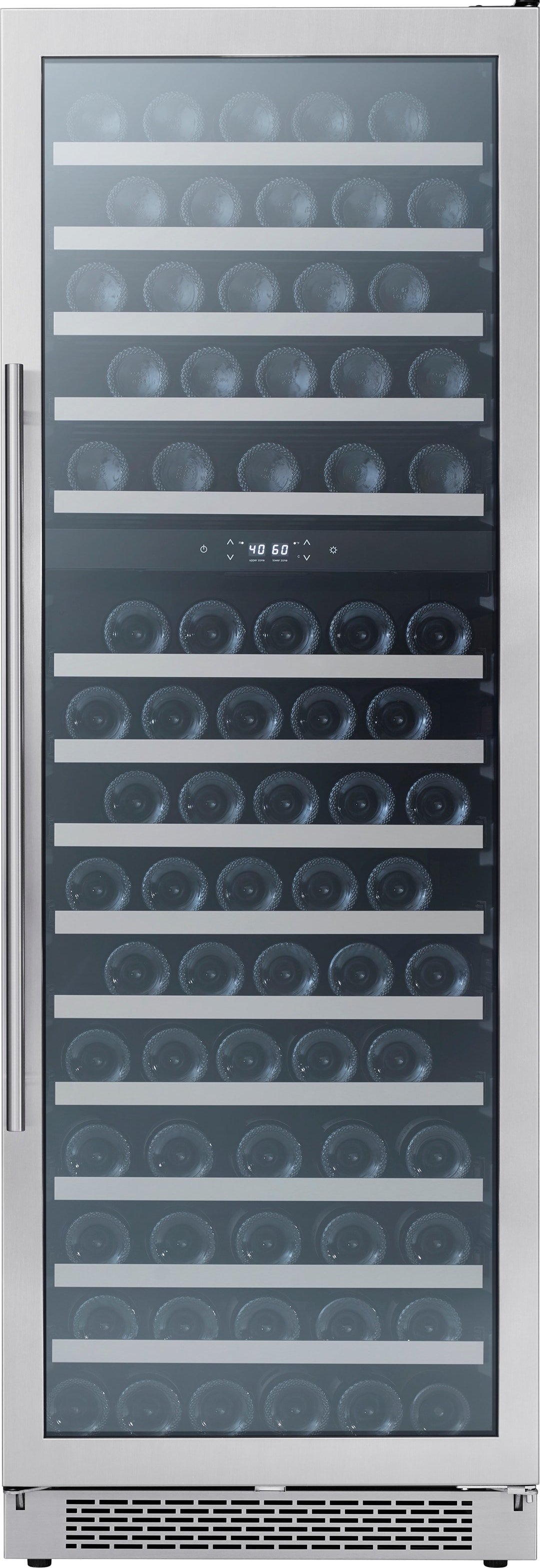 PRW24F02BG Zephyr Presrv Full Size Dual Zone Wine Cooler - Stainless Steel-1