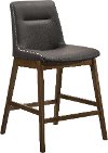 Brown 24 Inch Upholstered Counter Height Stool - Marsha
