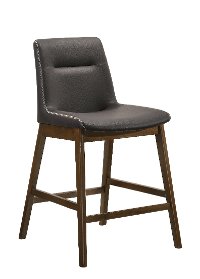 Brown 24 Inch Upholstered Counter Height Stool - Marsha