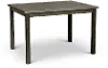 Contemporary Gray Dining Room Table - Pompei
