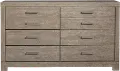 Hallifield Modern Gray Dresser
