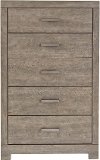 Modern Gray Chest of Drawers - Hallfield