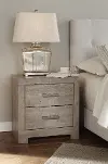 Hallifield Modern Gray Nightstand