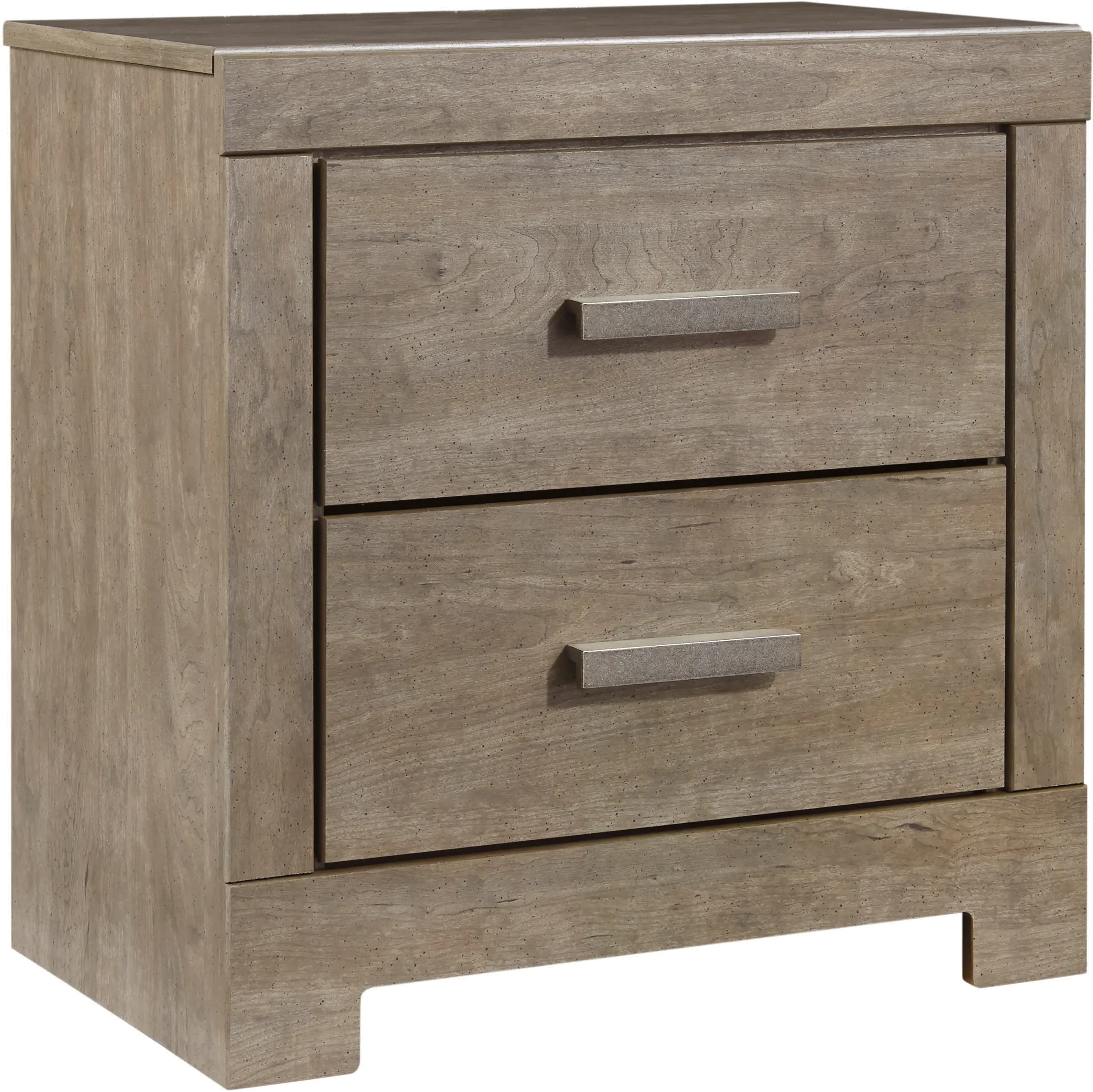 Hallifield Modern Gray Nightstand-3