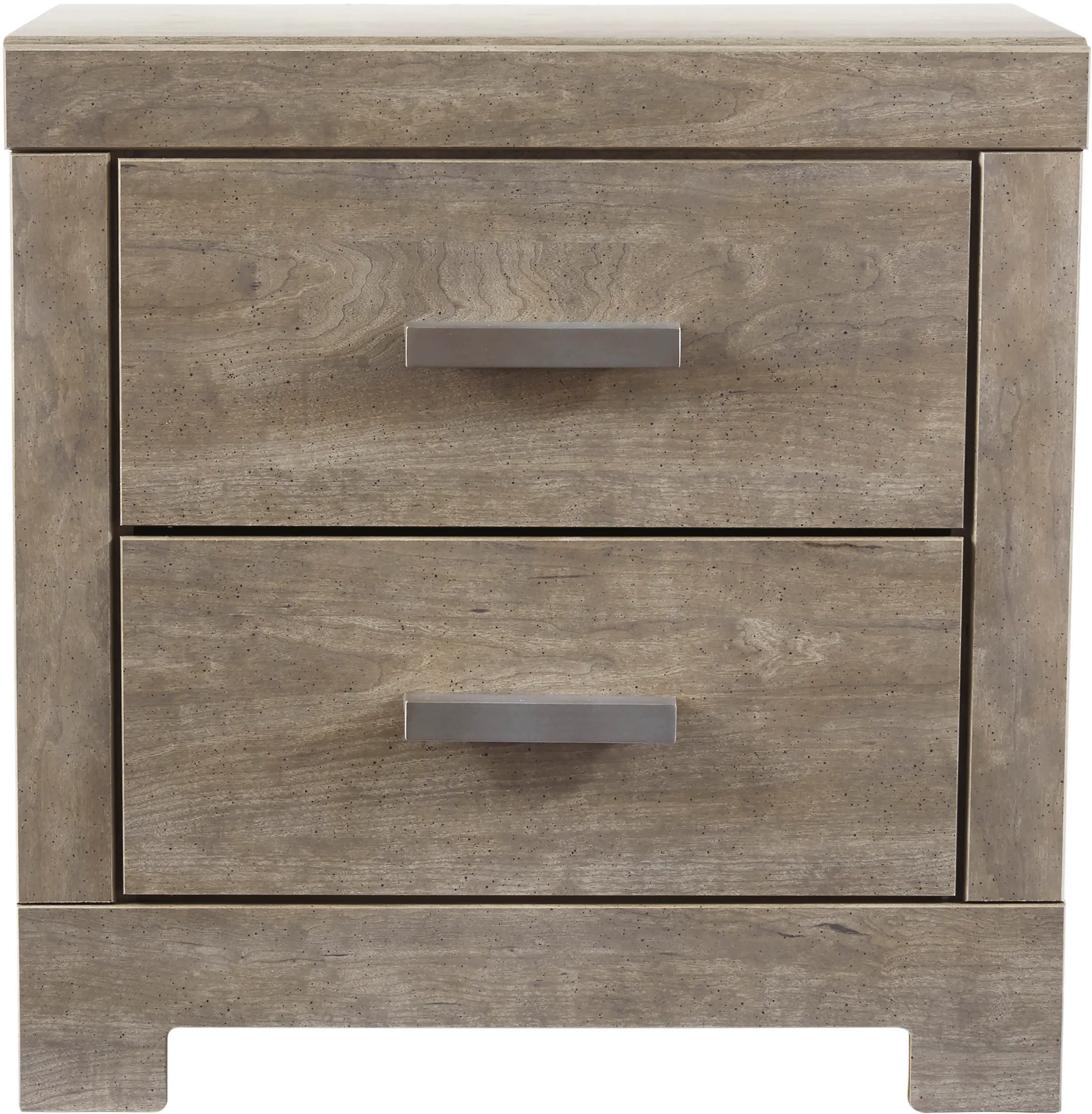 Hallifield Modern Gray Nightstand-4