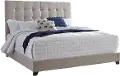 Hallifield Beige Queen Upholstered Bed