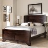149-5034-RCW Dark Cherry Wood Queen Bed - Emerald