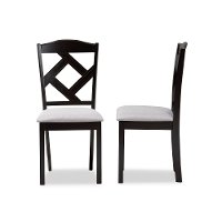 149-8962-RCW Contemporary Dark Brown Upholstered Dining Room Chair (Set of 2) - Maurice-5