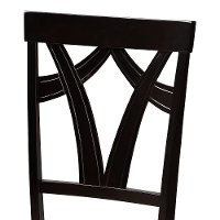 149-8961-RCW Contemporary Dark Brown and Sand Upholstered Dining Room Chair (Set of 2) - Keanna-6