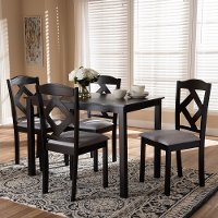 149-8962-8026-RCW Contemporary Dark Brown 5 Piece Dining Set - Maurice