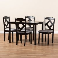 149-8962-8026-RCW Contemporary Dark Brown 5 Piece Dining Set - Maurice-2