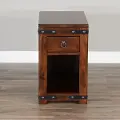 Dark Chocolate Chair Side Table - Santa Fe