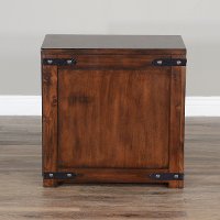 Dark Chocolate Chair Side Table - Santa Fe-4