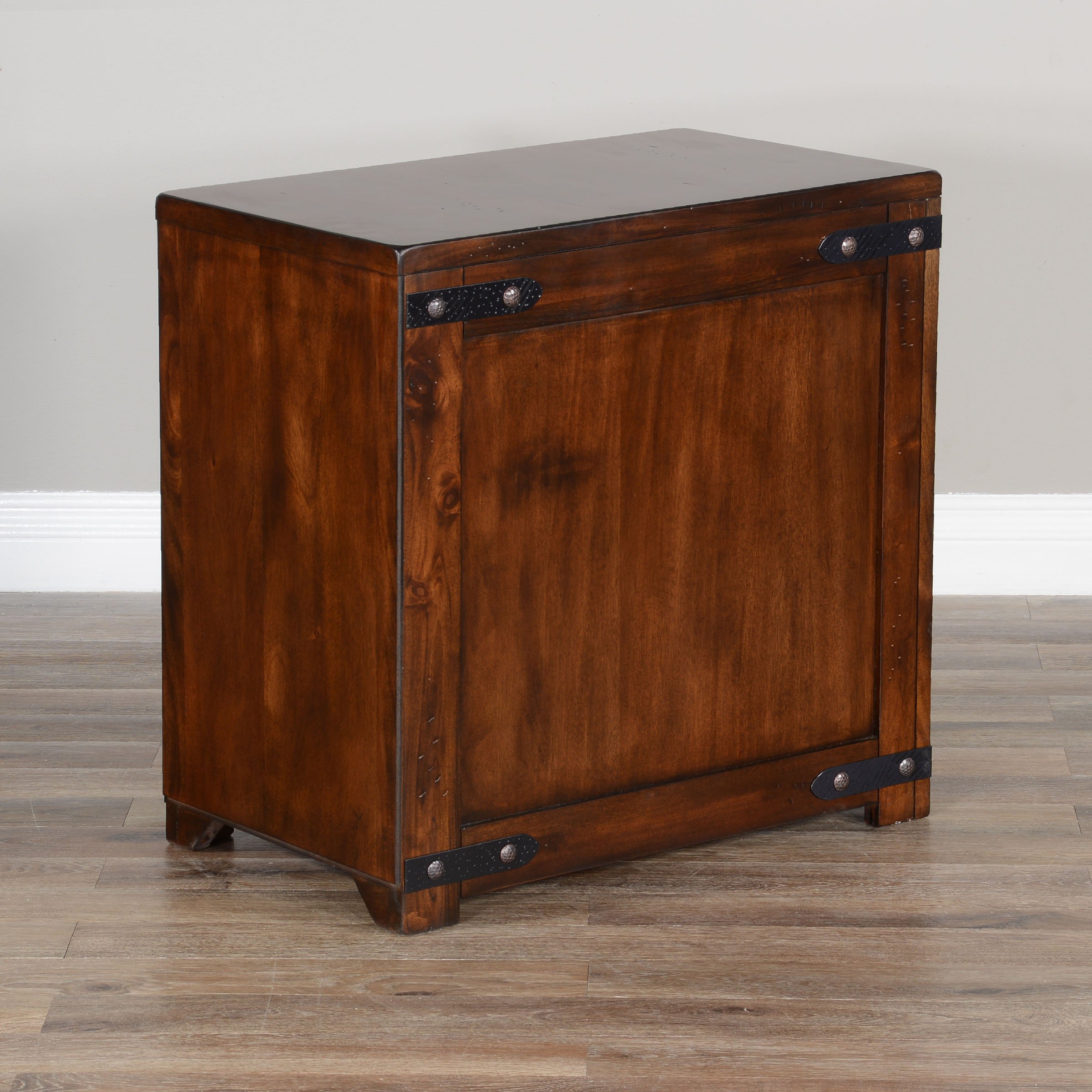 Dark Chocolate Chair Side Table - Santa Fe-5