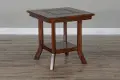 Rustic Dark Chocolate End Table - Santa Fe