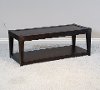 Contemporary Black Walnut Coffee Table - Seal Beach