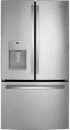 GFE26JYMFS GE 25.6 cu ft French Door Refrigerator - Stainless Steel