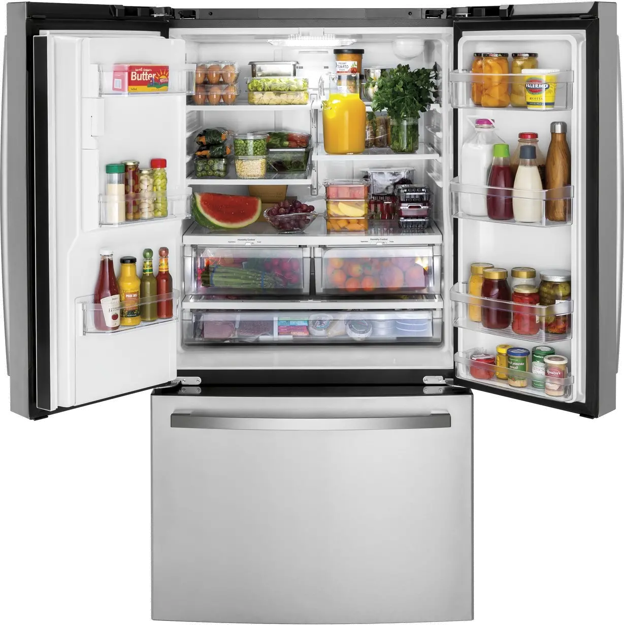 GFE26JYMFS GE 25.6 cu ft French Door Refrigerator - Stainless Steel-2