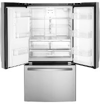 GFE26JYMFS GE 36 Inch French Door Smart Refrigerator - 25.6 cu. ft., Smudge Resistant Stainless Steel-3