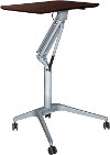 Adjustable Height Stand Up Workpad Desk - Espresso
