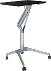 Adjustable Height Stand Up Workpad Desk - Black