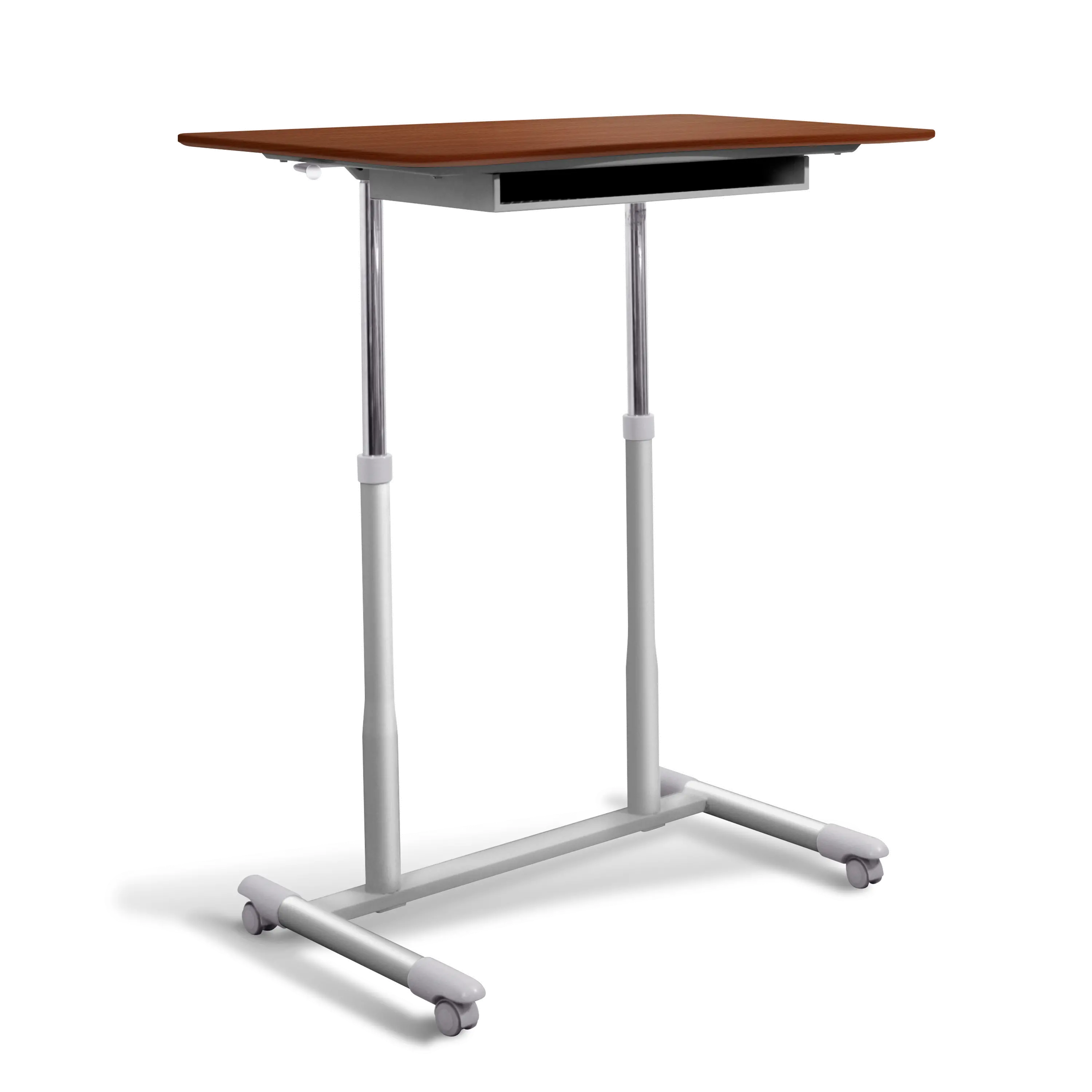 Adjustable Height Desk - Cherry-5