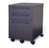 3 Drawer Mobile Filing Cabinet - Espresso