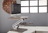 Gray Adjustable Desk - Riser