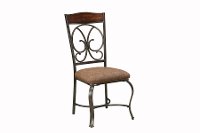 Dark Bronze Metal Dining Room Chair - Wilshire-1