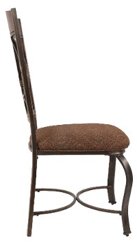 Dark Bronze Metal Dining Room Chair - Wilshire-2