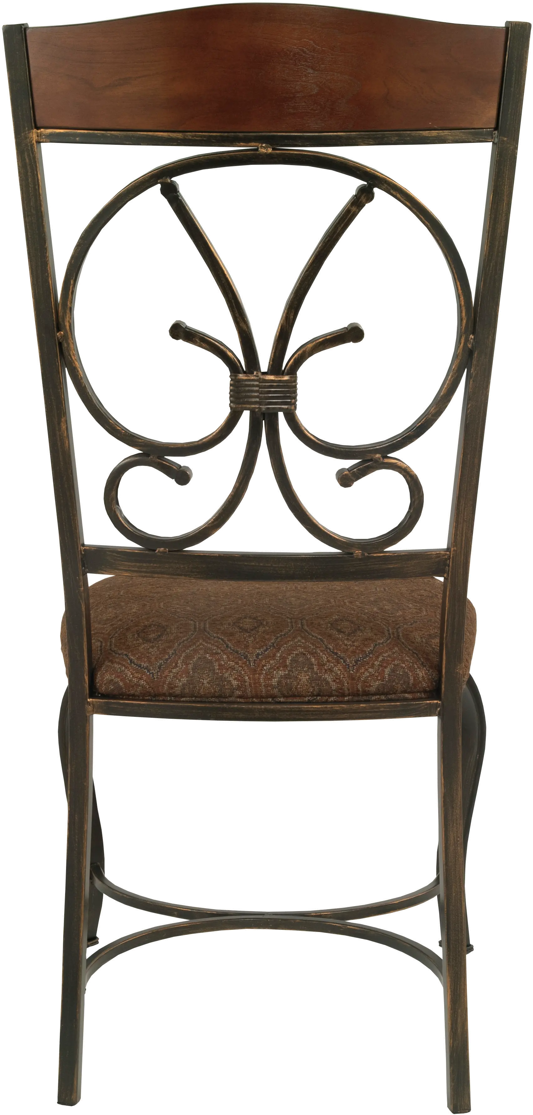 Dark Bronze Metal Dining Room Chair - Wilshire-3