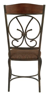 Dark Bronze Metal Dining Room Chair - Wilshire-3