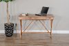 Rustic Acacia Light Brown Writing Desk - Rustic Acacia
