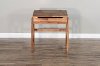 Rustic Weathered Light Brown School Desk - Havana