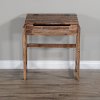 Rustic Weathered Brown School Desk - Havana