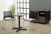 Gray Sit/Stand Round Table - 236