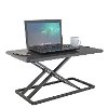 Black Slim Desk Riser
