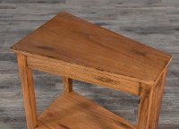 Rustic Oak Chair Side Table - Sedona-6