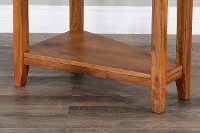 Rustic Oak Chair Side Table - Sedona-7