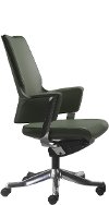 Gray Leather Office Chair - 5016