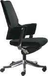 Black Leather Office Chair - 5016