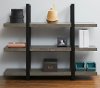 Dark Gray and Black Bookcase - Stavanger