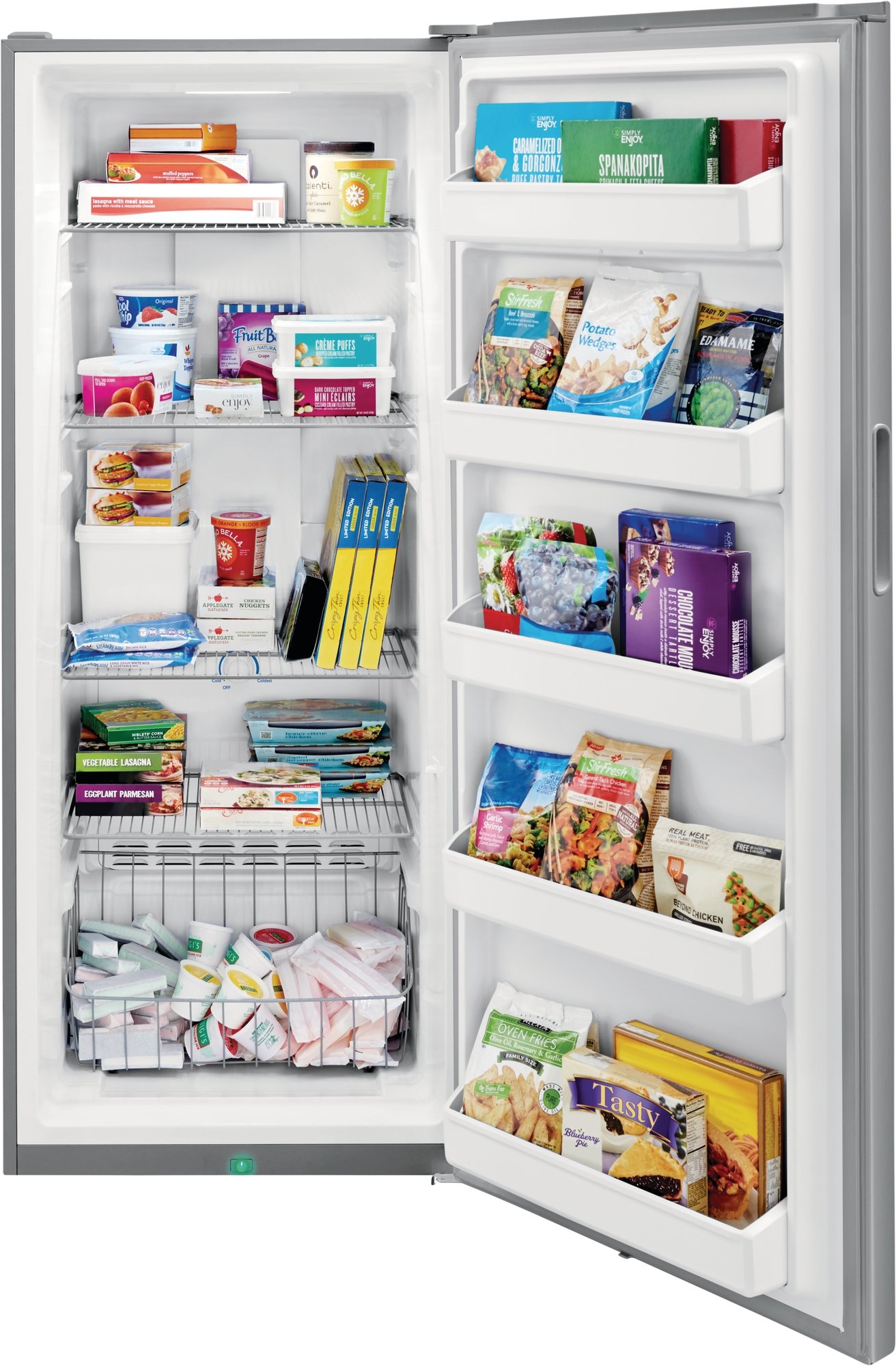 FFFU16F2VV Frigidaire 28 Inch Upright Freezer - 16 cu. ft., Stainless Steel-2